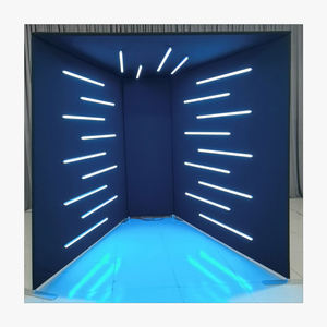 OEM 맞춤형 간편 설치 LED 알루미늄 보그 360 포토 부스 CMYK 열전사 인쇄 7.5피트 큐브 사이즈 (쇼/파티용) - Product Image 1