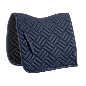 Vente en gros de tapis de selle de dressage personnalisés de haute qualité, antidérapants, pour l'équitation, en tissu matelassé <span class=keywords><strong>blanc</strong></span>, en coton et en maille - Product Image 3