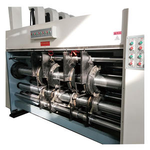 Ротационная флексографская печатная машина LUM с высечкой и слоттером для производства картонных коробок - Product Image 3