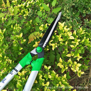 Tijeras para cortar setos verdes de acero con alto contenido de carbono, mango de aluminio de 45-60 cm, herramienta de poda para jardín y vegetación, fabricadas en Shandong. - Product Image 4