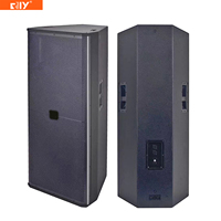 SRX725 Double enceinte passive 2 voies intégrée de 15 pouces 800-1200W à port avant, enceinte conventionnelle, équipement de sonorisation de scène, système PA