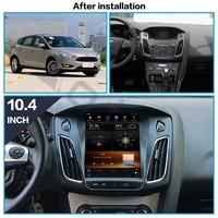 Radio de Coche RoadNavi Estilo Tesla con Android 11 para Ford Focus 2013-2017 Reproductor Multimedia para Coche Carplay Inalámbrico 4G