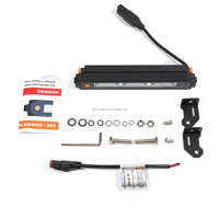 Barre de projecteur LED étanche IP67 GNSOURCE DC 10-30V à intensité variable, double couleur ambre et blanc, pour véhicule tout-terrain, SUV, barre de toit, ROHS CE