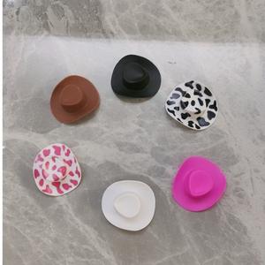 Adorables Sombreros de Vaquera de Plástico Rosa para Decoración de Bebidas, Juguetes, Mini Sombreros de Vaquera para Despedidas de Soltera - Product Image 5