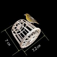 Nouvelle mangeoire à oiseaux suspendue, écologique, solide, imperméable, anti-éclaboussures, en plastique, pour oiseaux sauvages de jardin extérieur