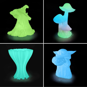 Filament PLA Jinccai 1,75 mm qui brille dans le noir, super lumineux, longue durée, filament lumineux pour imprimante 3D, 1 kg - Product Image 6