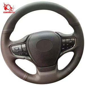 Funda de Volante Cosida a Mano, Cálida y de Cuero, para <span class=keywords><strong>Lexus</strong></span> ES 300h <span class=keywords><strong>UX</strong></span> 300e 2018 2019 2021 2022 - Product Image 1