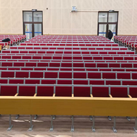 Nouvelles tables et chaises en alliage d'aluminium pour salle de classe universitaire, chaises en rangée pour salle de classe avec escalier pour les élèves, pour l'école