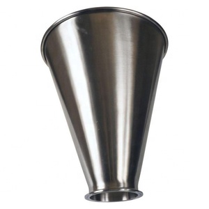 Tramoggia Imbuto Con Fine Puntale Triclamp sanitari In Acciaio Inox Conico - Product Image 2