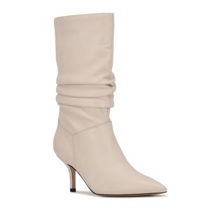 Bottines <span class=keywords><strong>beige</strong></span> imitation <span class=keywords><strong>daim</strong></span> <span class=keywords><strong>femme</strong></span> et dame à talon moyen et bout pointu - Product Image 6