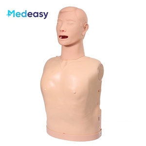 Mannequin de formation en RCR (réanimation cardio-pulmonaire) demi-corps, simulateur demi-corps avec fonction d'intubation trachéale - Product Image 5