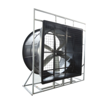 Ventilador de Extracción para Invernadero de Alta Resistencia de 72 Pulgadas, Carcasa de PE, Protección IP55, 70500 CFM, Ventilación Industrial, Refrigeración, Sin Escobillas, con Control por Aplicación