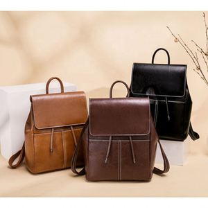 Luxury Designer Fashion Genuine Leather <b>Backpack</b> Women - Product Image 2