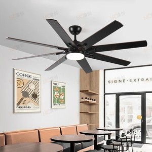 Large Size <b>Ceiling</b> Fan <b>Light</b> With Led <b>Light</b> Fixed Blade Flush Mount For Living Room Bedroom Dining Room <b>Office</b> - Product Image 1