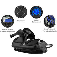 Sac à eau extérieur personnalisé de 2 L, sac à dos de vélo, sac de randonnée, poche à eau pour la course à pied, rangement unisexe, sac à dos d'hydratation pour le vélo