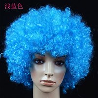 Perruque Afro Clown de Qualité Supérieure SHC pour Adulte, Idéale pour Halloween, Football/Soccer, Soirée Déguisée et Souvenir
