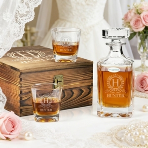 Decantador de Whisky de Vidrio Personalizado Sin Plomo, Juego de 2 Vasos, Recuerdos de Cazador, Logotipo Personalizado, <span class=keywords><strong>Regalos</strong></span> de <span class=keywords><strong>Boda</strong></span> <span class=keywords><strong>para</strong></span> Parejas, <span class=keywords><strong>para</strong></span> <span class=keywords><strong>Hombre</strong></span> - Product Image 6