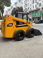 Caterpillar 246D Skid Steer Loader Mesin Pemuat Roda Kompak 3400kg Buatan AS untuk Pekerjaan Pertanian dan Proyek