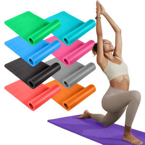 Tikar <span class=keywords><strong>Yoga</strong></span> ekstra tebal <span class=keywords><strong>NBR</strong></span>, kepadatan tinggi Non-Slip, tikar busa Gym dengan tali pembawa - Product Image 5