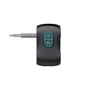 AGETUNR-récepteur Bluetooth 5.3 sans fil J38, avec adaptateur à Dongle, Jack 3.5mm, Kit mains libres, carte micro SD, lecture de musique