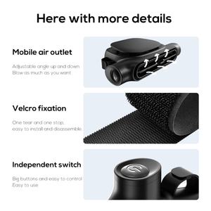 Ventilateur personnel à haute vitesse Pluska CF07, type C, tête unique, 3 réglages, 5V, large plage de tension, pour cabine de camion, fourgonnette - Product Image 4