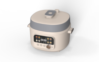 Cuisinière électrique à pression numérique 4L 1300W avec contrôle tactile, service OEM/ODM, cuve intérieure en aluminium avec revêtement antiadhésif