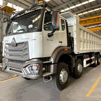 Сверхмощный самосвал SINOTRUK HOWO NX 8X4 для добычи речного песка с кабиной с пневматической подвеской NX, комфортный для дальних поездок