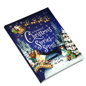 <span class=keywords><strong>Libro</strong></span> Infantil de Cuentos Navideños, Canciones Divertidas, Música Educativa, Impresión con Encuadernación Perfecta, Tapa Dura de Cartón, Impresión Offset Ecológica - Product Image 1