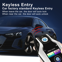 Clé de voiture intelligente modifiée avec écran tactile LCD, affichage LED et clé de voiture universelle multilingue avec coque de protection