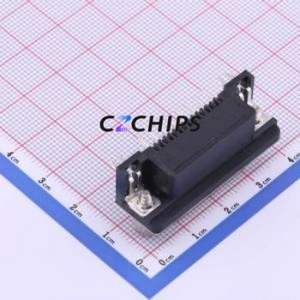 KH-DR-15S D-Sub/VGA Connector Bent Lead Through Hole Connector Standard D-Sub Female 15P Right Angle Insert - Product Image 2