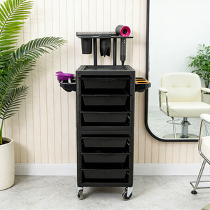 Carrito de Almacenamiento Profesional Moderno para Salón de Belleza con Ruedas Giratorias de 360 Grados, Material de Polipropileno, Carrito de Herramientas Duradero para Salón - Product Image 3