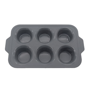 Torta circolare antiaderente a 6 fori con manico in tazza di carta per torte - Product Image 1