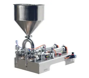 Hot Sell 100ml To 1000ml Horizontal Chili Sauce Hot Salad Tomato Thick Sauce Paste Mixing Filling Machine