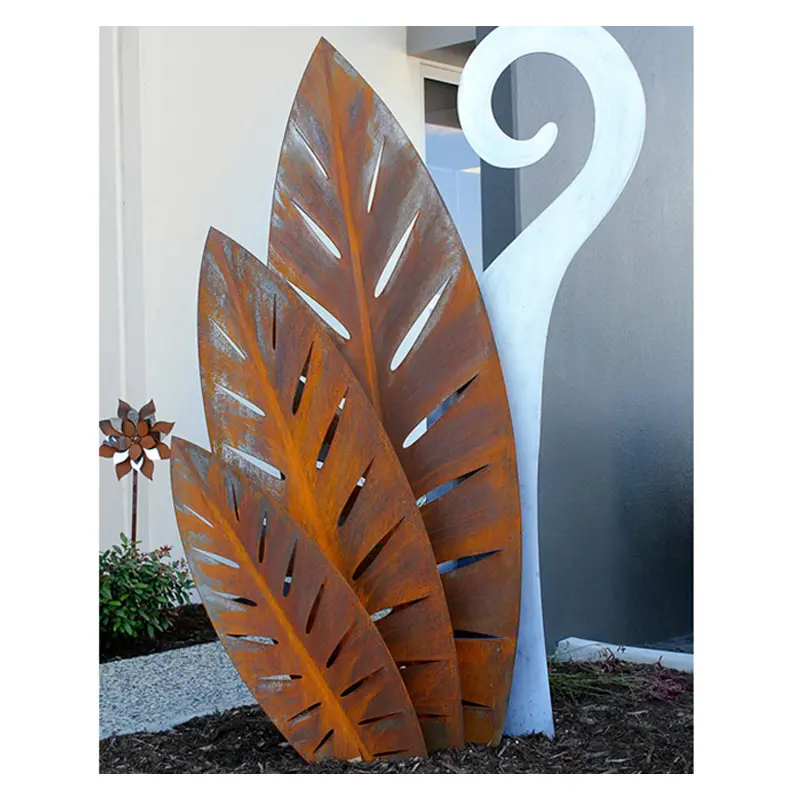 Factory CustomizeModern Metal Art Sculptures Corten Steel Garden Art Sculpture Corten Steel Crafts