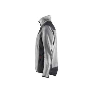 BLAKLADER-Veste tricotée femme 594325369099S Softshell Grey melange/Black - EAN 7330509858349 WORK JACKETS - Product Image 5