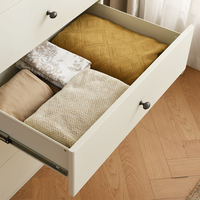 Armoires à tiroirs blanches de style moderne Armoires penderies Meubles pour salon et chambre à coucher Rangement