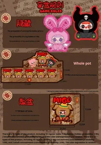 100% Originale, Nuovo di Zecca, MIGO Fairy Tale Secret Language Pendant Series <span class=keywords><strong>Fantasy</strong></span> Blind Boxes all'ingrosso - Product Image 5