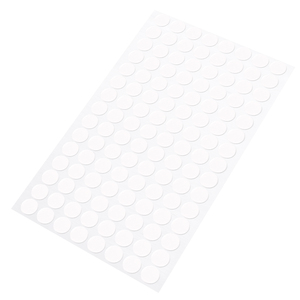 120Pcs Circular Transparent Adhesive Sticker Clear Double-Sided Strong Tape <b>Sticky</b> <b>Dots</b> for Nail Color Chart Display Salon Use - Product Image 3