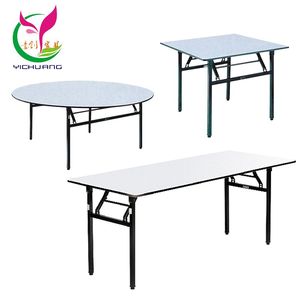 <span class=keywords><strong>Mesa</strong></span> de Comedor Rectangular Plegable de Madera Contrachapada Moderna de <span class=keywords><strong>Alta</strong></span> Calidad para el Hogar u Hotel, Mueble Versátil para Comedor o Salón - Product Image 3