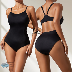 Leeyi Sangle Réglable Beachwear Période <span class=keywords><strong>Maillot</strong></span> <span class=keywords><strong>de</strong></span> <span class=keywords><strong>Bain</strong></span> Imperméable Sous-Vêtements Menstruels Dos Nu 4 Couches <span class=keywords><strong>Culotte</strong></span> Menstruelle Étanche - Product Image 1