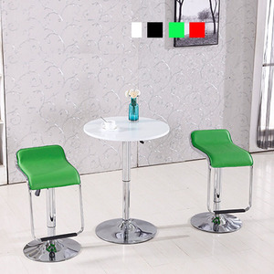 Muebles de <span class=keywords><strong>Bar</strong></span> Modernos, <span class=keywords><strong>Mesa</strong></span> <span class=keywords><strong>Alta</strong></span> Redonda con Altura Ajustable y Juego de Sillas - Product Image 2