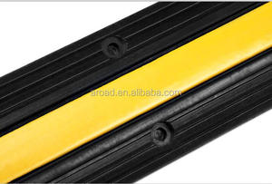 Protector de Cables de Goma de 1 Canal, Protector de Cables para Piso - Product Image 3