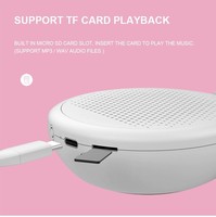 Mini haut-parleurs amplificateurs portables personnalisés pour moto, avec radio FM mains libres 5.3 et prise en charge de carte TF, dans un boîtier en plastique