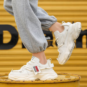 Chaussures de sport décontractées pour hommes, style marche, vente en gros d'usine, chaussures de luxe tendance, chaussures de jogging automne-hiver, à lacets élégants - Product Image 5