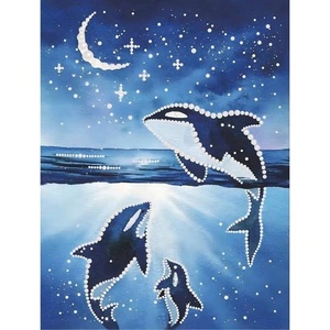 Peinture Diamant DIY 40x30cm sur Toile, Style Américain, Décorative, Perles, Très Demandée pour Adultes avec Motifs Animaux - Product Image 2