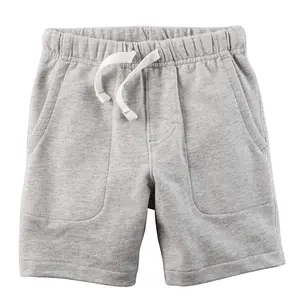 Hoge Kwaliteit Heren Zomer Korte Plain Katoen Fleece Strand Korte Groothandel Prijs Goedkope Franse Badstof Shorts