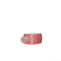 Tube de brillant à lèvres vide, forme sphérique, avec capuchon transparent en cristal, pour huile à lèvres, emballage cosmétique personnalisé avec logo