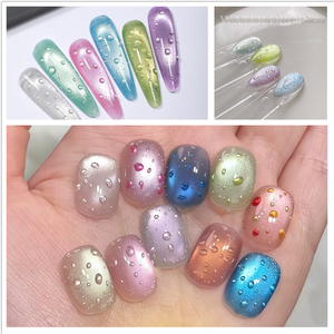 BORN PRETTY Nouveauté <span class=keywords><strong>Top</strong></span> <span class=keywords><strong>Coat</strong></span> Gouttes d'Eau Vernis Gel Transparent Parfait Effet 3D Gouttelettes d'Eau Gel Polish Fournitures pour Ongles - Product Image 5