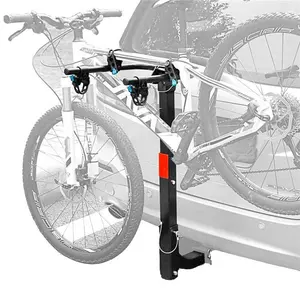 Suporte universal dobrável para bicicleta, suporte para carregar bicicleta de 2 3 4, rack para carro, suv, caminhão de pegada