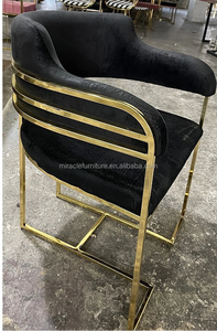 Le plus récent comptoir haut chaise <span class=keywords><strong>de</strong></span> luxe or en acier inoxydable chaise <span class=keywords><strong>de</strong></span> <span class=keywords><strong>Bar</strong></span> velours <span class=keywords><strong>tabouret</strong></span> <span class=keywords><strong>de</strong></span> <span class=keywords><strong>Bar</strong></span> pour hôtel maison Pub mariage - Product Image 6